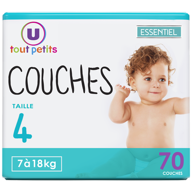 Couches-Culottes bébé tailles 5 12-18kg X20 - Super U, Hyper U, U Express 