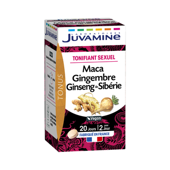 Image de JUVAMINE tonifiant sexuel maca-ginseng-gingembre comprimés