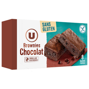 Image de U SANS GLUTEN
Biscuits brownies chocolat sans gluten