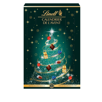 Image de Calendrier de l'avent chocolat lindor LINDT, boîte de