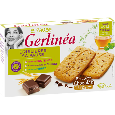 Biscuits au chocolat et céréales GERLINEA, 200g - Super U ... Biscuits au chocolat et céréales GERLINEA, 200g - Super U ...