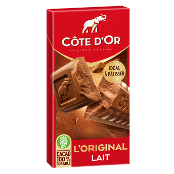 Image de Chocolat au lait COTE D'OR - Tablette de