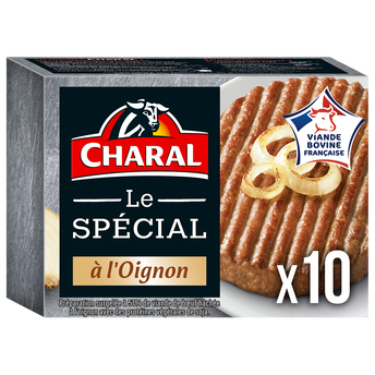 Image de Haché à l'oignon CHARAL, 10x100g