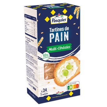 Image de Tartines de pain aux multi-céréales PASQUIER