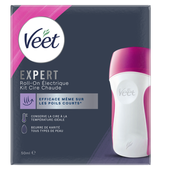 Image de Roll-on électrique de cire EasyWax VEET, avec recharge de