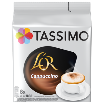 Image de Café dosettes TASSIMO L'OR Cappuccino - Compatible TASSIMO
