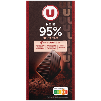 Image de U
Chocolat noir côte d'Ivoire 95% cacao