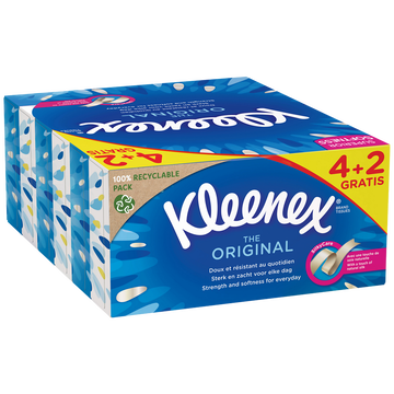 Kleenex Mouchoirs Original Kleenex, 4x80 +2 Offerts