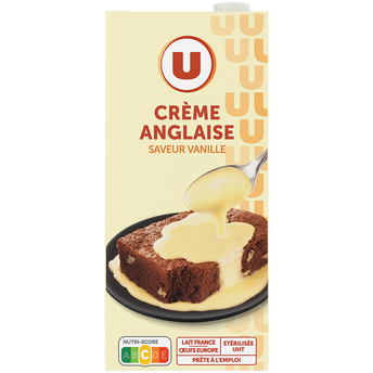 Image de U
Crème anglaise saveur vanille, brique