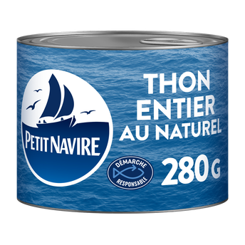 Image de Thon au Naturel Démarche Responsable PETIT NAVIRE - 280g poids net