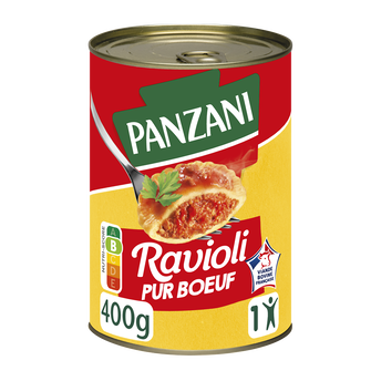 Image de Ravioli pur boeuf PANZANI, boîte 1/2 de