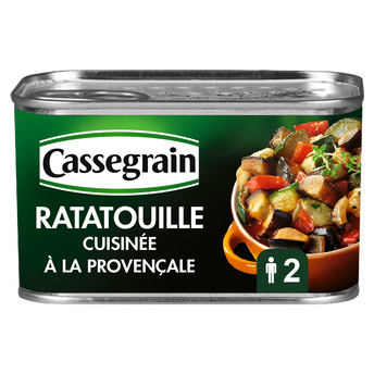Image de Ratatouille cuisinée à la provençale CASSEGRAIN - Boîte