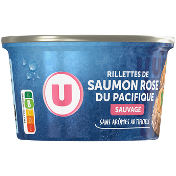 Image de U
Rillettes de saumon rose du Pacifique  bol en métal de