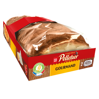 Image de Pain grillé brioché Gourmand Pelletier LU - Boîte de 26 tranches