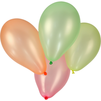 Image de Ballons de baudruche fluos, 30 unités, coloris assortis