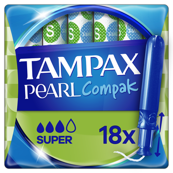 Image de Tampons hygiéniques avec applicateurs Pearl super TAMPAX