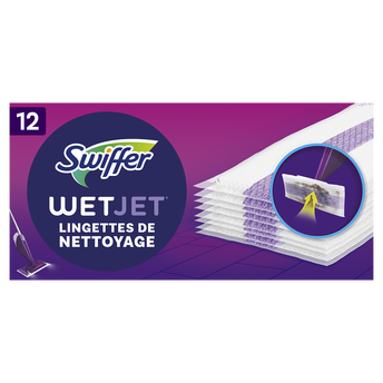 Image de Swiffer WetJet Recharges Lingettes Nettoyantes, Lingettes