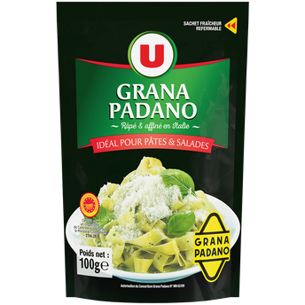 Image de U
Fromage râpé italien Grana Padano AOP