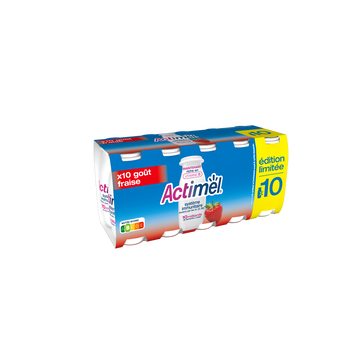 Actimel Yaourt À Boire Fraise Actimel - 10x100g