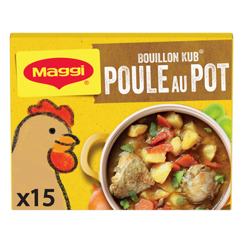 Image de Bouillon cube Poule au pot MAGGI - boite de 15 cubes