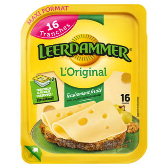 Image de Fromage lait pasteurisé original 27,5%MG LEERDAMMER