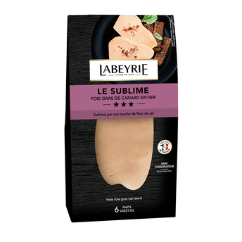Image de Foie gras de canard entier lobe LABEYRIE