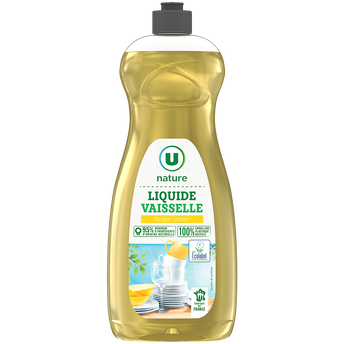 Image de U NATURE
Liquide vaisselle parfum citron - flacon