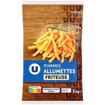 Image de U
Frites allumettes - sachet 1kg - pour