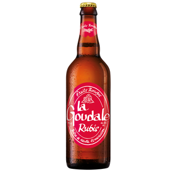 Image de Bière LA GOUDALE Rubis 5° bouteille de