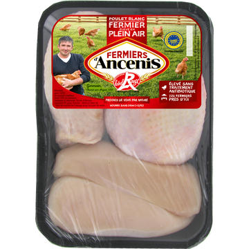 Ancenis Cuisse + Filet De Poulet Fermier Blanc, Ancenis, France, 4 Pièces 760 G Environ