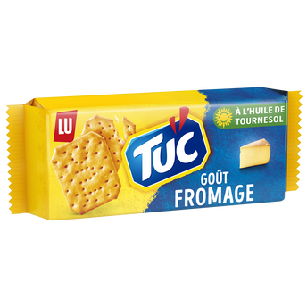 Image de Biscuits apéritifs crackers goût fromage TUC - Paquet de