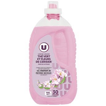 Image de U
Lessive liquide - Thé vert&fleurs de cerisier - 30 lavages - 1.5
