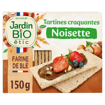 Image de Tartines craquantes noisettes bio JARDIN BIO