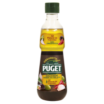 Image de Vinaigrette légère biphasée ail piment de Cayenne PUGET, 33
