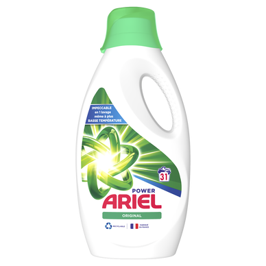 Lessive liquide original ARIEL 2x1,55l 2x31 doses - Super U, Hyper