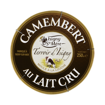 Image de Fromage au lait cru Camembert ISIGNY Excellence, 22% de MG