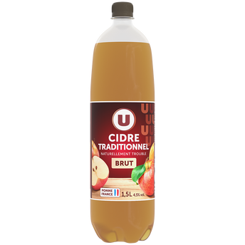 Image de U
Cidre brut 4,5° PET