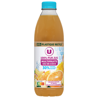 Image de U
100% pur jus multifruits/eau de coco  bouteille de