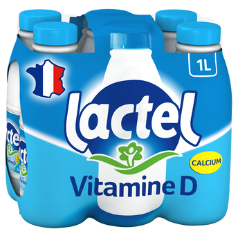 Image de Lait demi-écrémé Vitamine D LACTEL