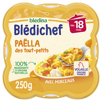 Image de Plat bébé paëlla dès 18 mois BLEDICHEF BLEDINA