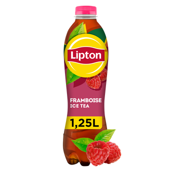 Image de Boisson au thé à la framboise LIPTON ICE TEA, Bouteille