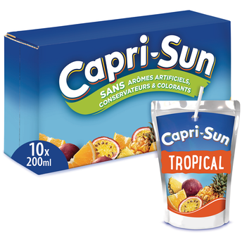 Image de Boisson aux fruits CAPRI SUN Tropical - Pack Poches