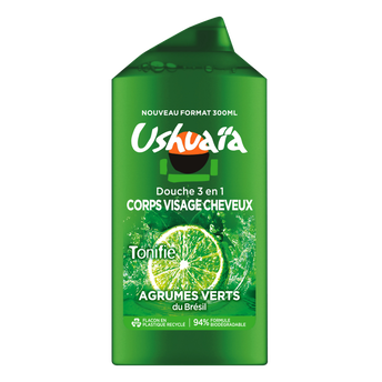 Image de Gel Douche 3 en 1 Visage Corps Cheveux Agrumes USHUAIA
