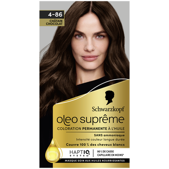 Image de Coloration permanente 4-86 châtain profond SCHWARZKOPF OLEO SUPREME
