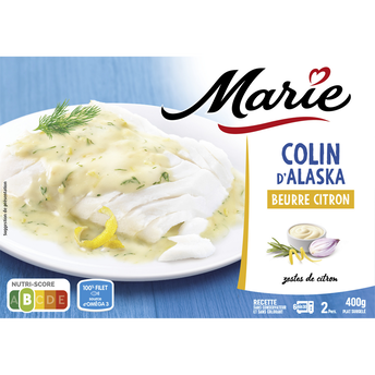 Image de Colin d'Alaska sauce au beurre et citron MARIE