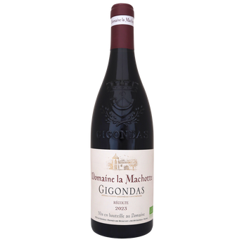 Image de Vin rouge AOP Gigondas DOMAINE LA MACHOTTE, bouteille de