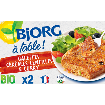 Image de Délicieux palets bio céréales légumes du soleil BJORG, 2 unités