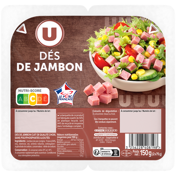 Image de U
Dés de jambon cuit U