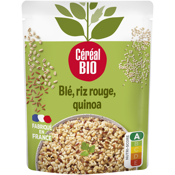 Image de Blé Riz rouge Quinoa  repas express CEREAL BIO