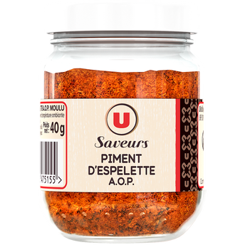 Image de U SAVEURS
Piment d'espelette aop format classique